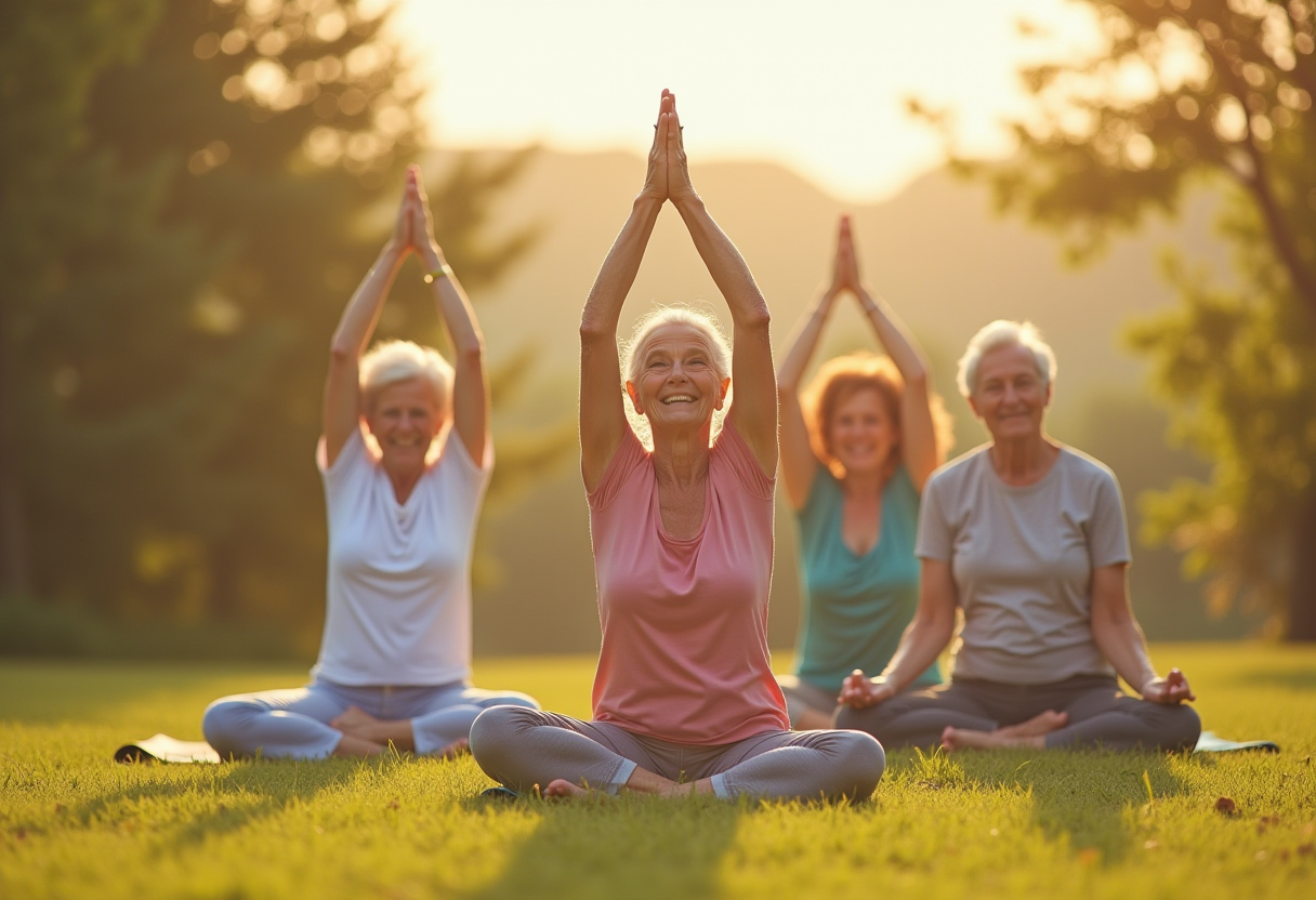 Йога студія з людьми